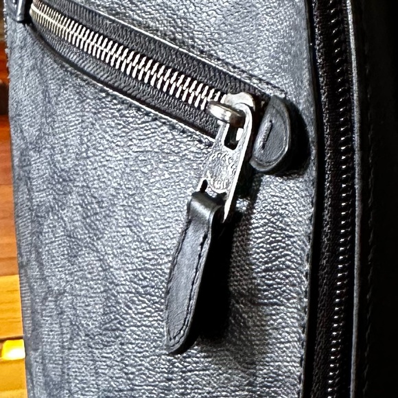 Coach Graham Pack Signature monogram in gunmetal gray black crossbody unisex - Picture 6 of 11